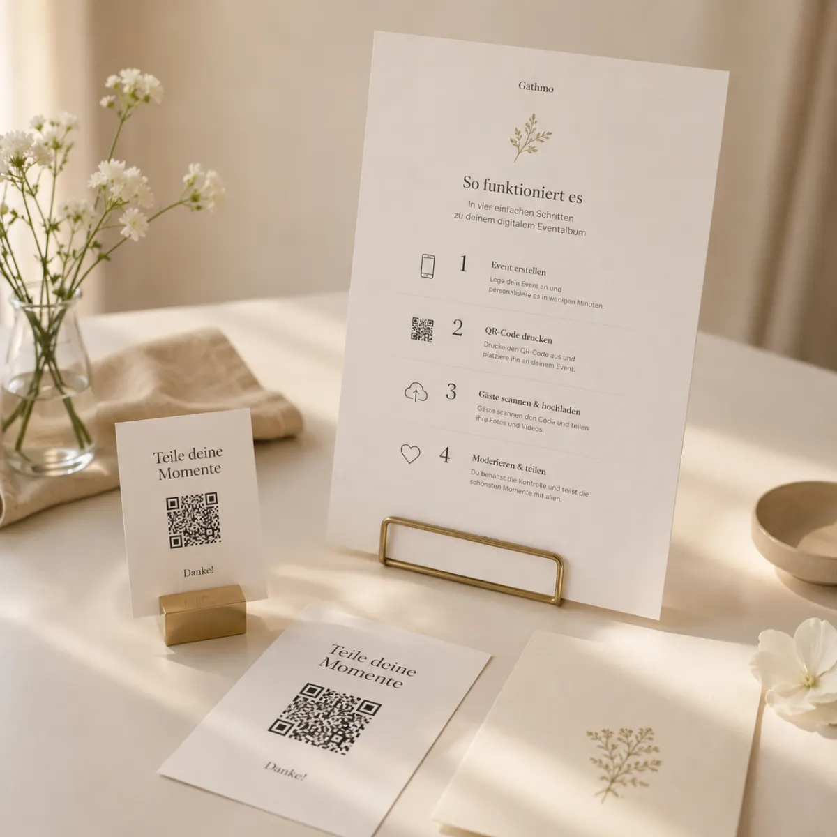 QR table card